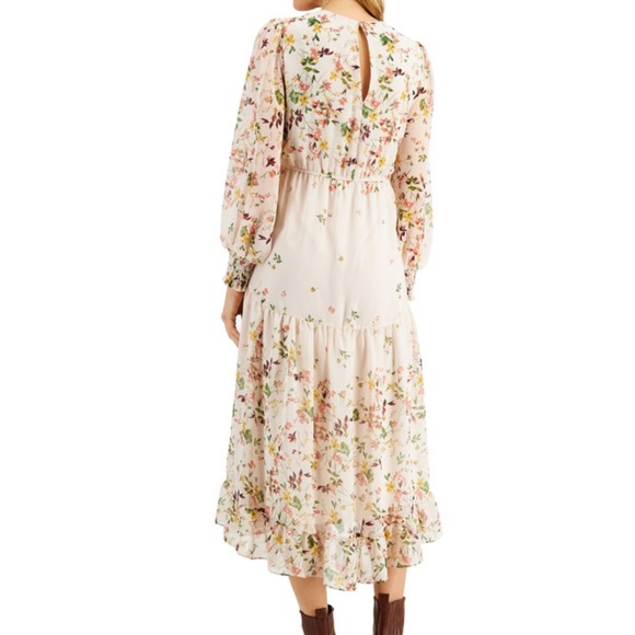 Taylor floral boarder midi dress - Picture 3 of 8